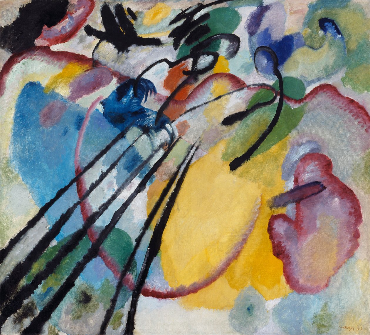 Improvisação 26 (remada) de Wassily Kandinsky
