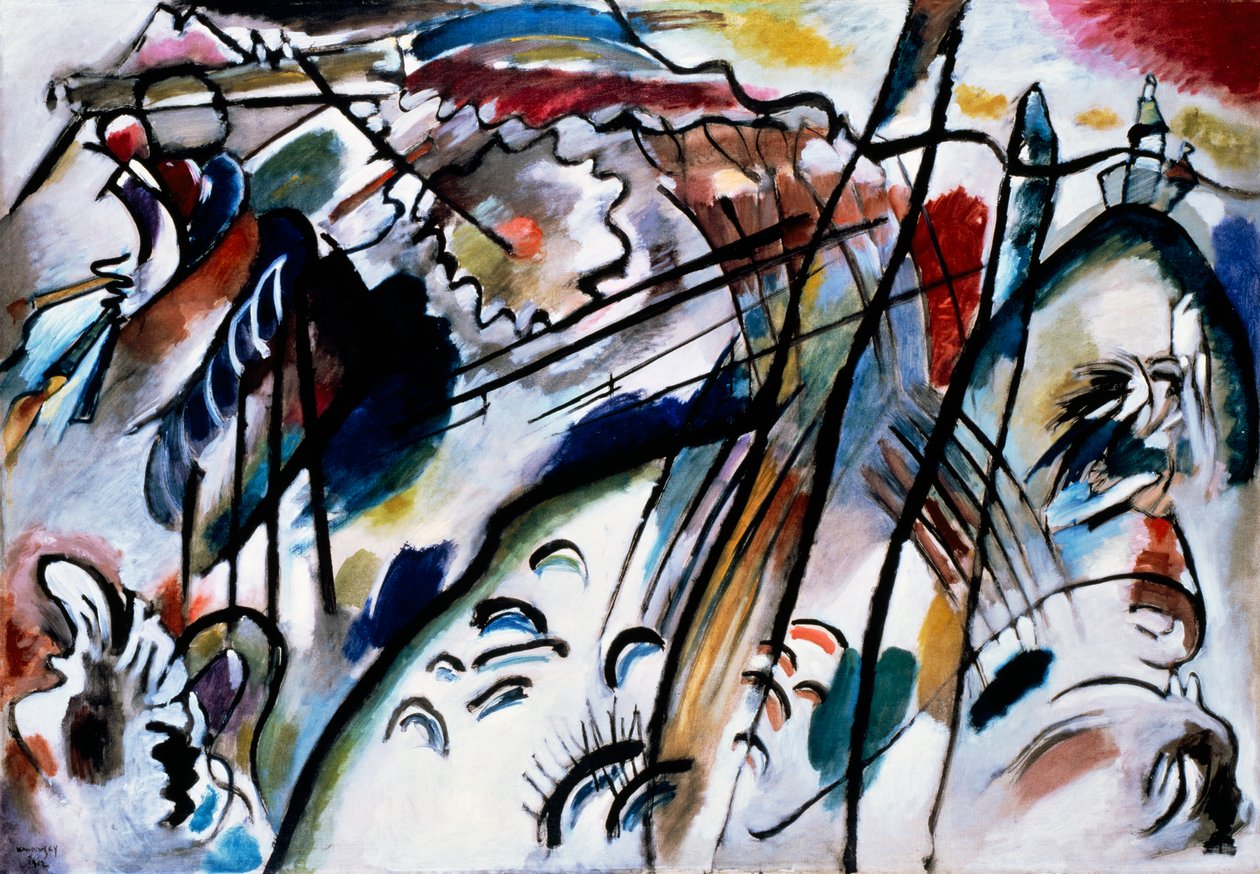 Improvisação 28 (segunda versão) de Wassily Kandinsky