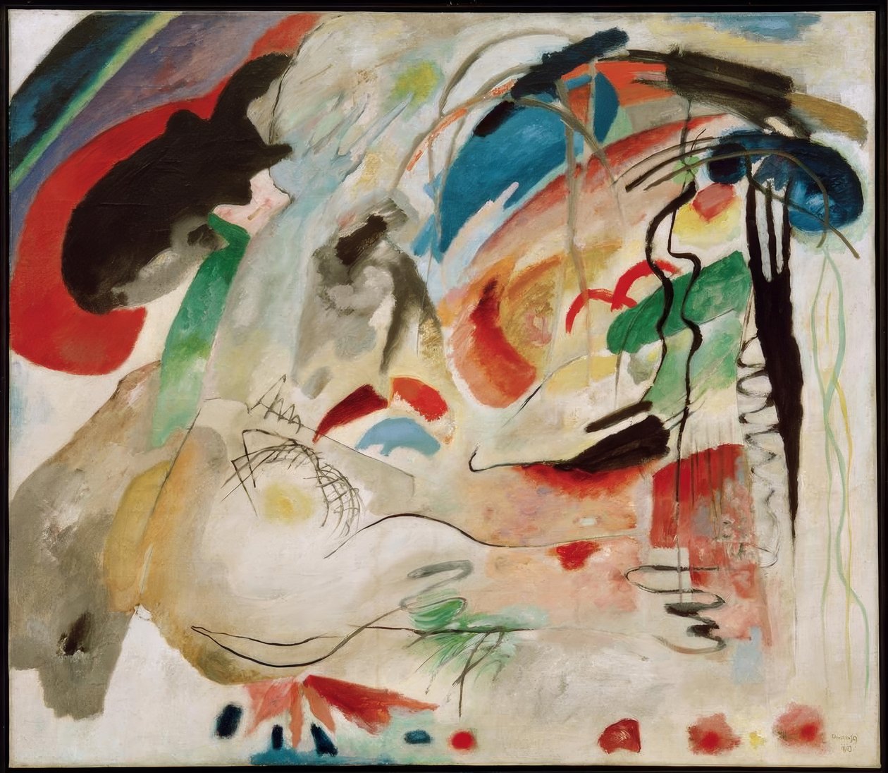 Improvisação 34 de Wassily Kandinsky