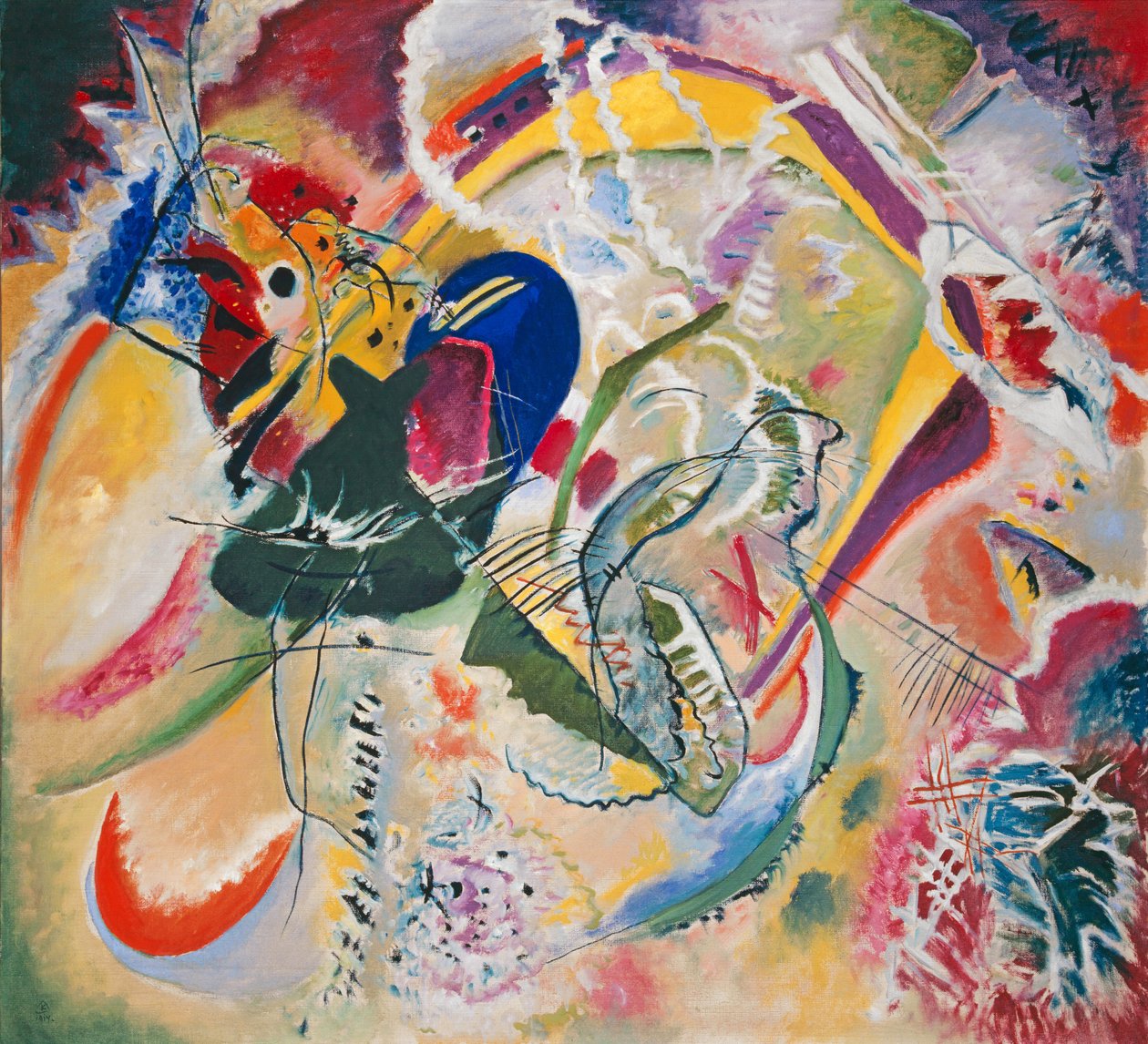 Improvisação 35, 1914. de Wassily Kandinsky