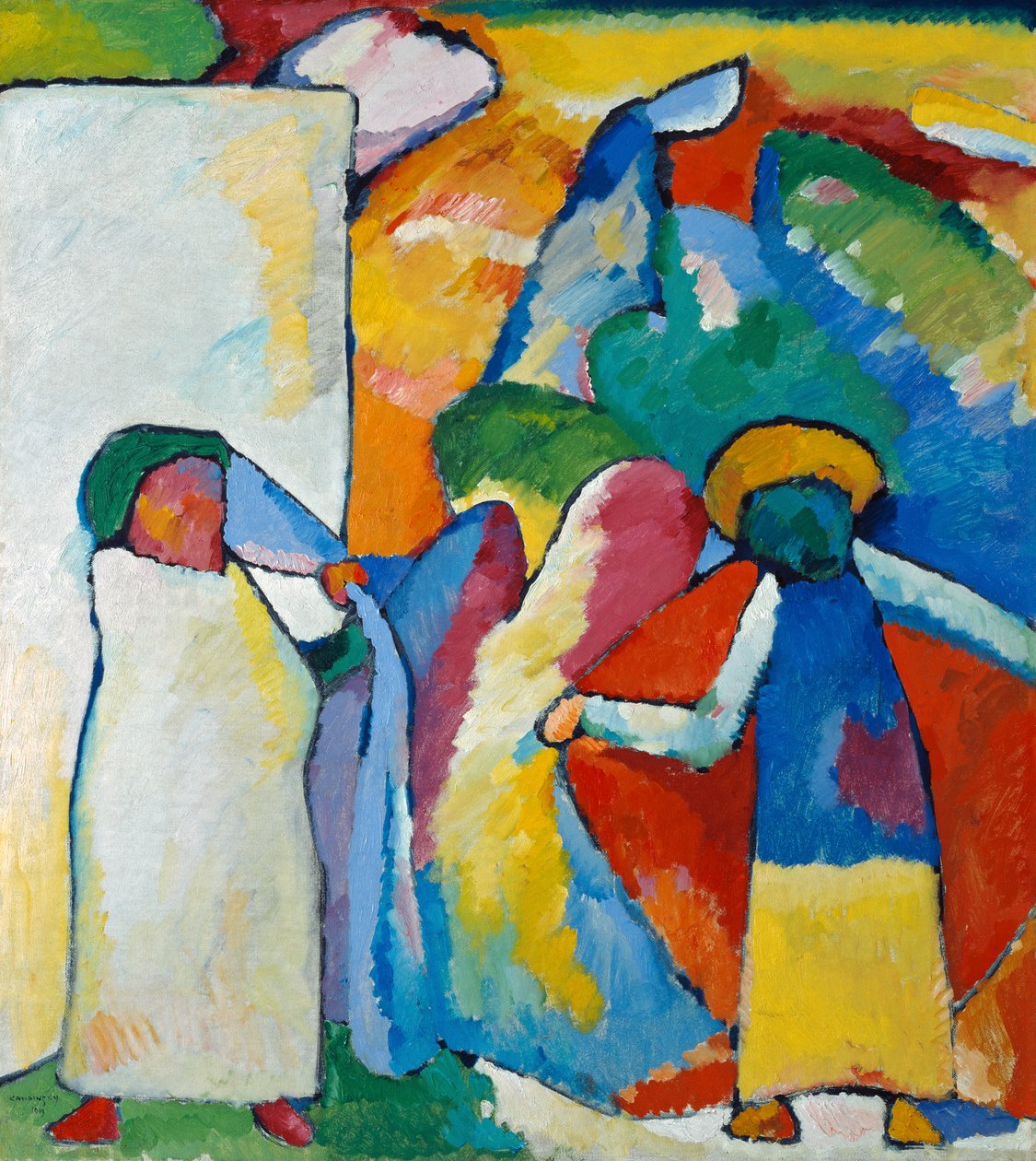 Improvisação 6 («Africano») de Wassily Kandinsky