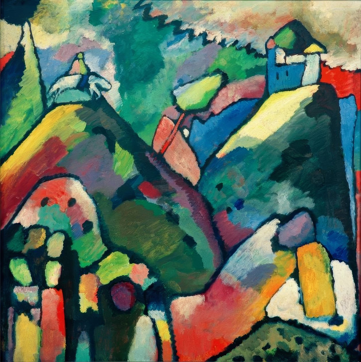 Improvisação 9 de Wassily Kandinsky