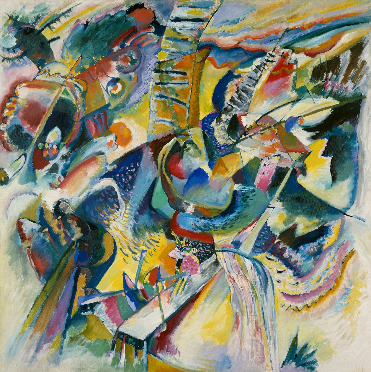 Improvisação em Klamm de Wassily Kandinsky