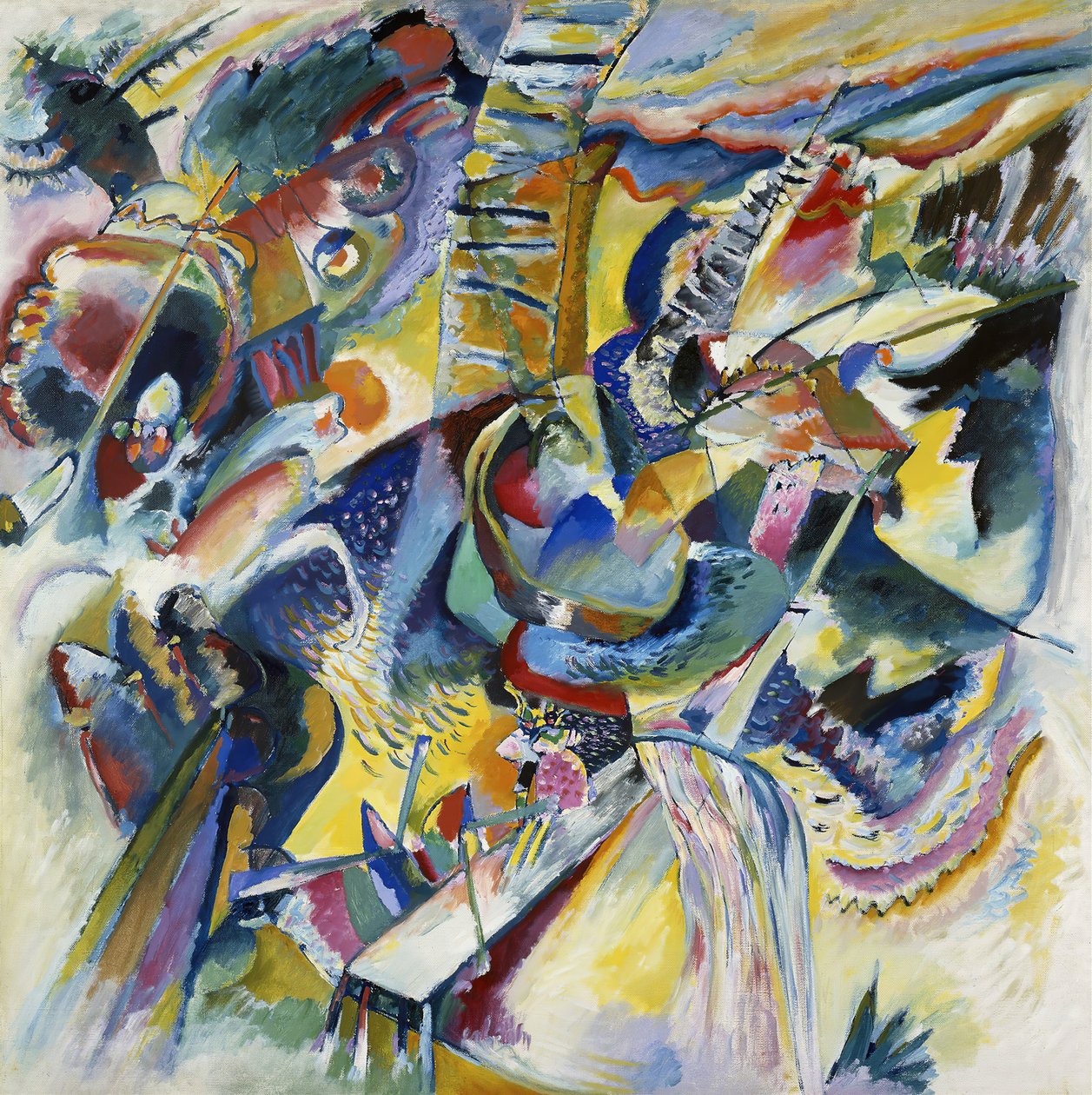 Improvisação Klamm, 1914. de Wassily Kandinsky