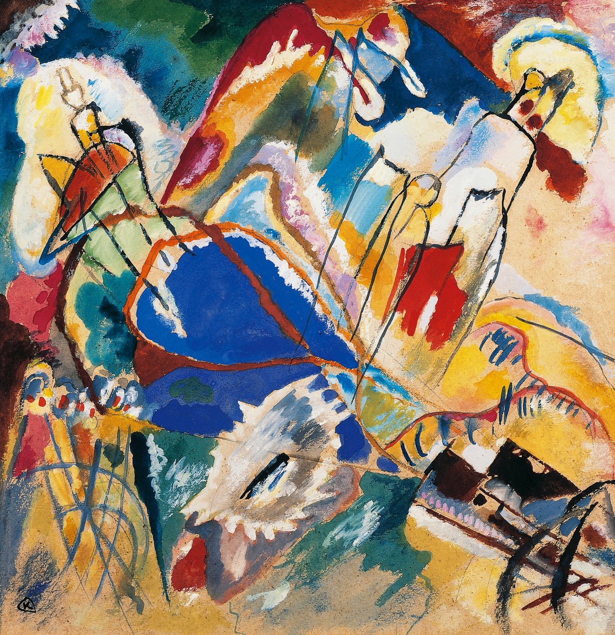 Improvisação nº 30 (Cânones) de Wassily Kandinsky