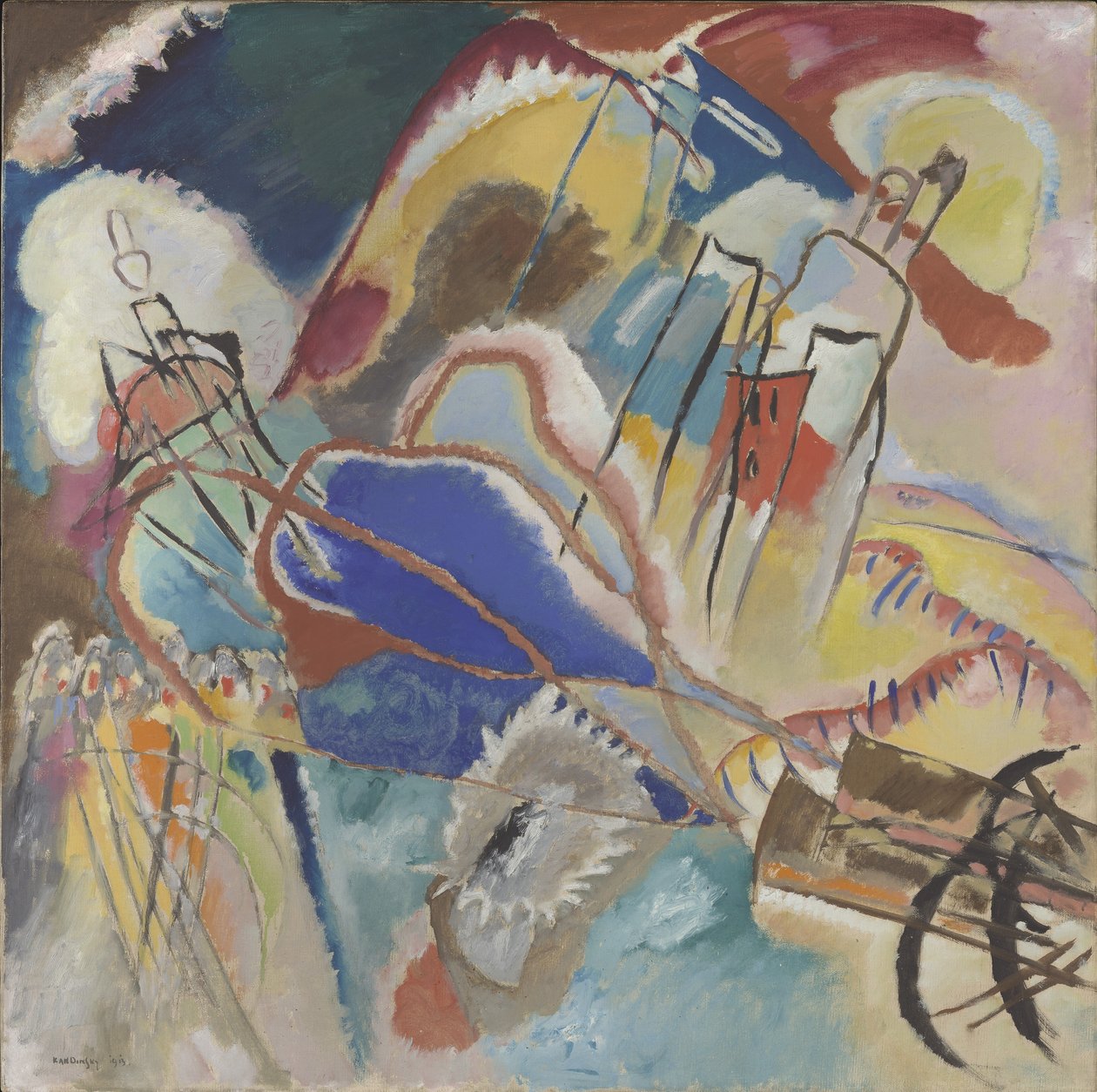 Improvisação nº 30 de Wassily Kandinsky