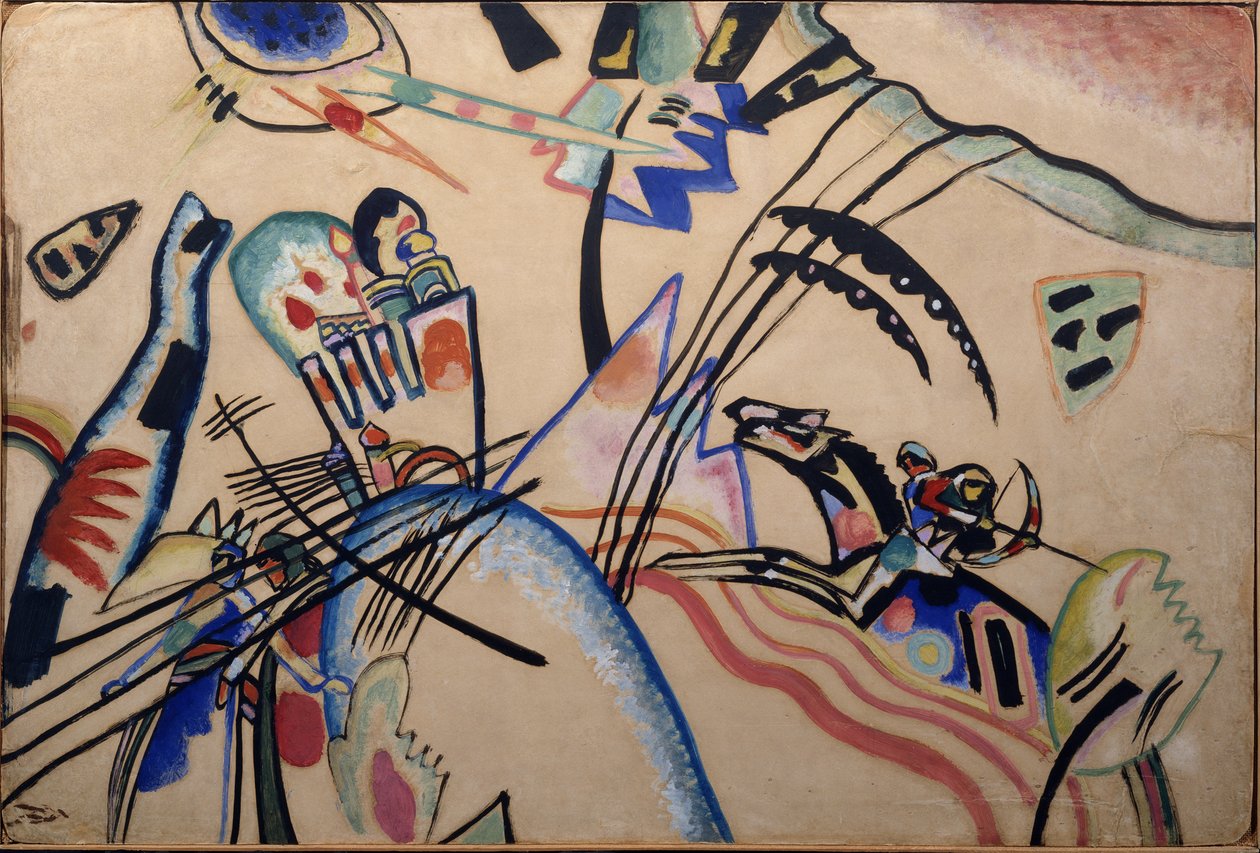 Improvisação, c. 1913 de Wassily Kandinsky