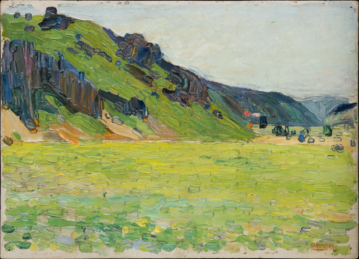 Kallmünz — Montanhas Verde-Claras de Wassily Kandinsky
