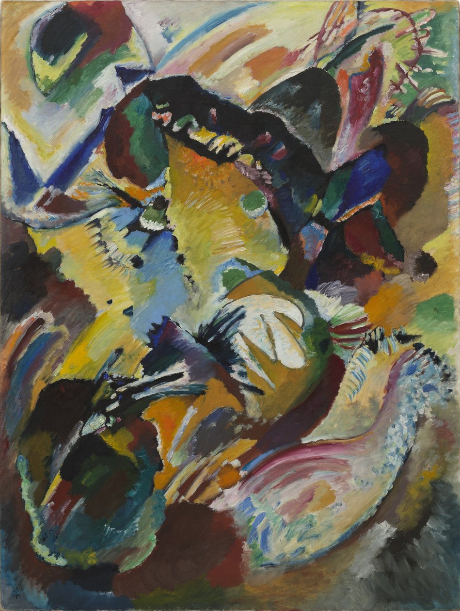 Kandinsky - Painel para Edwin R. Campbell n.º 2, 1914 de Wassily Kandinsky