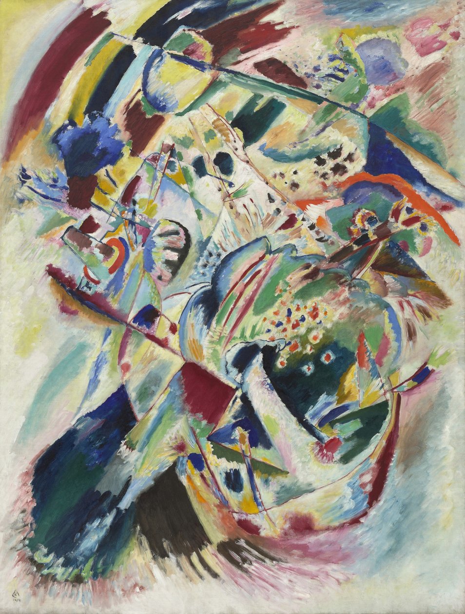 Kandinsky - Painel para Edwin R. Campbell n.º 4, 1914 de Wassily Kandinsky