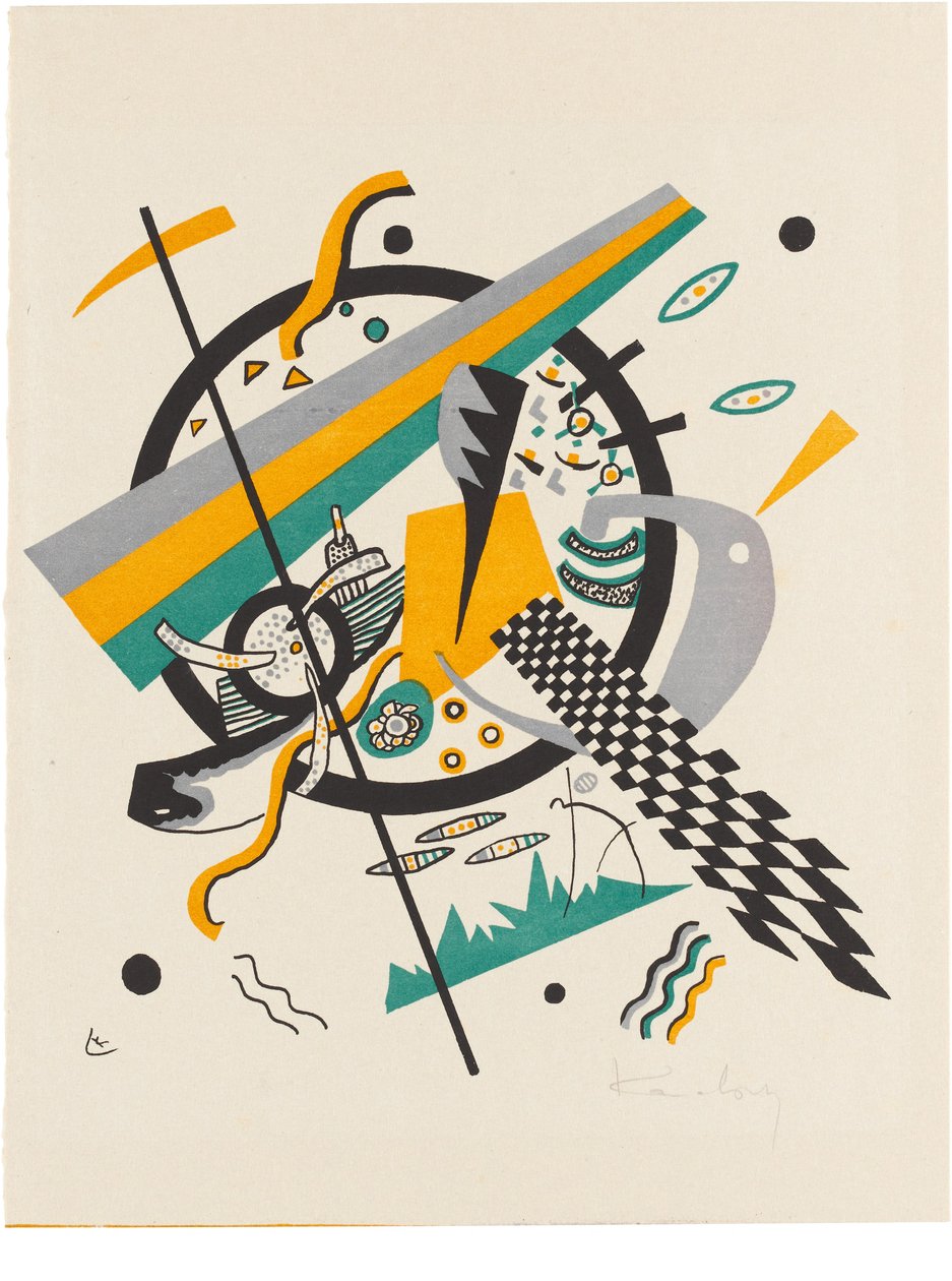 Pequenos Mundos IV de Wassily Kandinsky