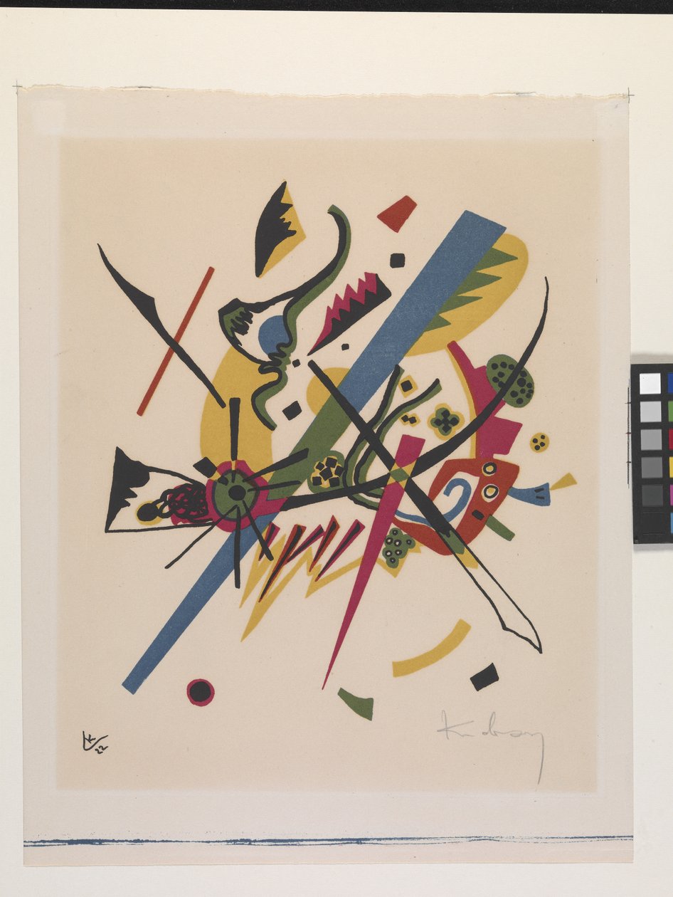 Kleine Welten I (Pequenos Mundos I) (litografias a cores) de Wassily Kandinsky