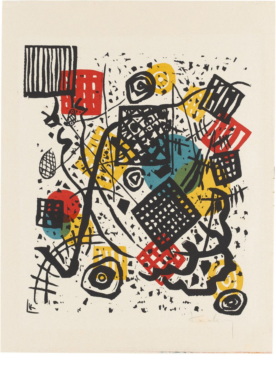 Kleine Welten V de Wassily Kandinsky