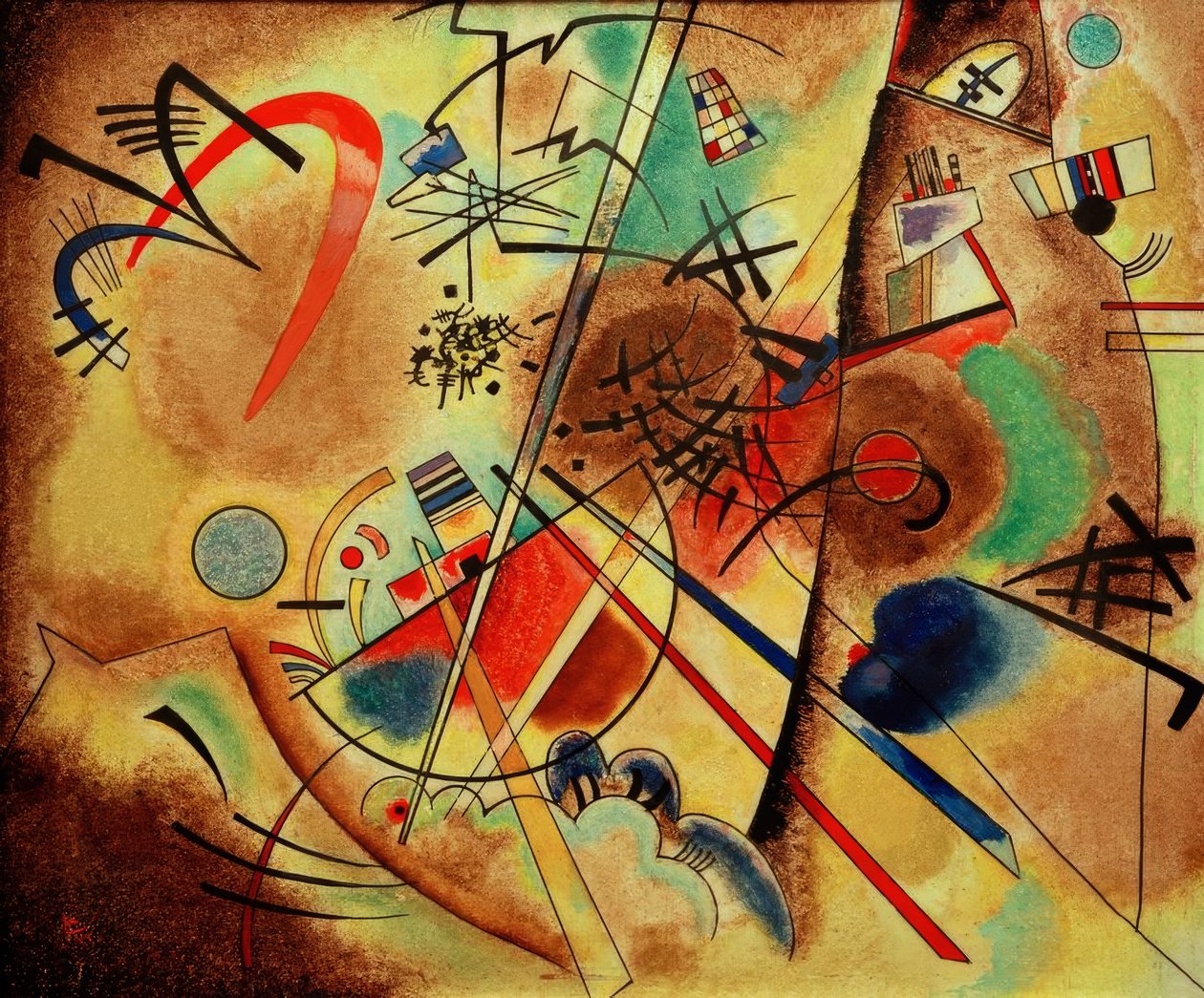 Sonho em vermelho de Wassily Kandinsky