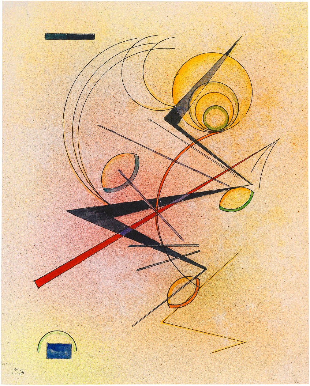 Pouco Quente, 1928. de Wassily Kandinsky