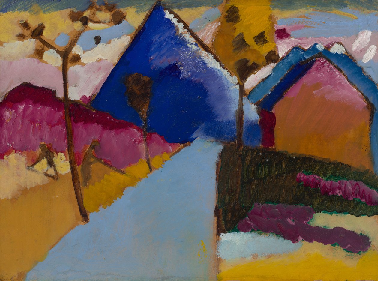 Kochel - Rua direita de Wassily Kandinsky