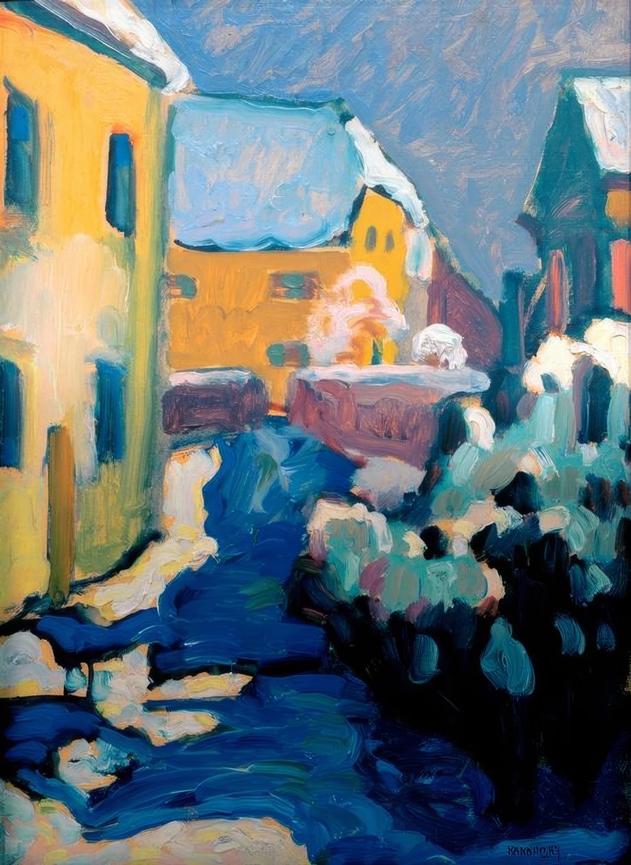 Kochel - Cemitério e Reitoria de Wassily Kandinsky