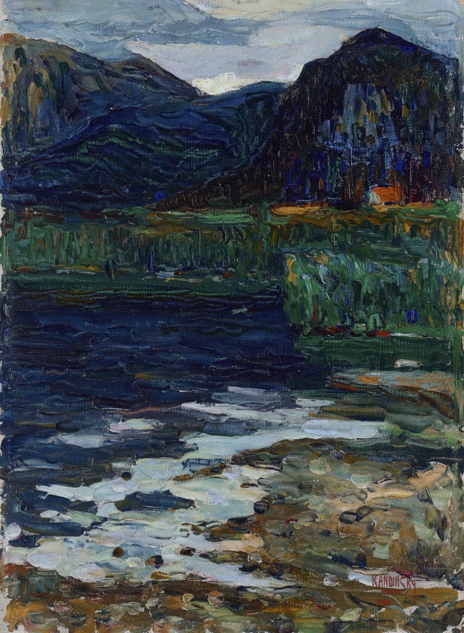 Kochel - Schlehdorf de Wassily Kandinsky