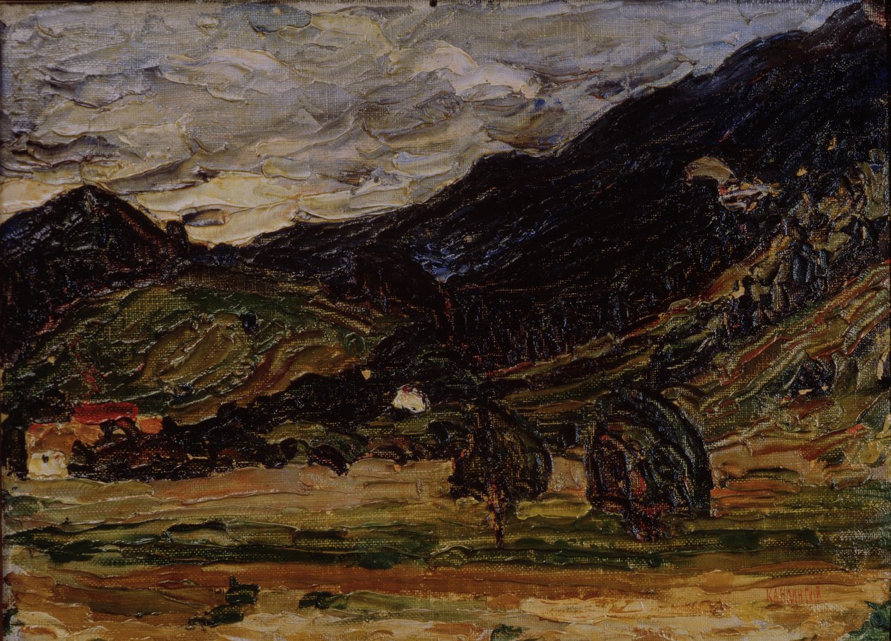 Paisagem, 1918 de Wassily Kandinsky