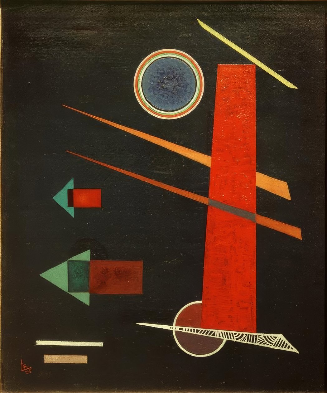 Vermelho poderoso de Wassily Kandinsky
