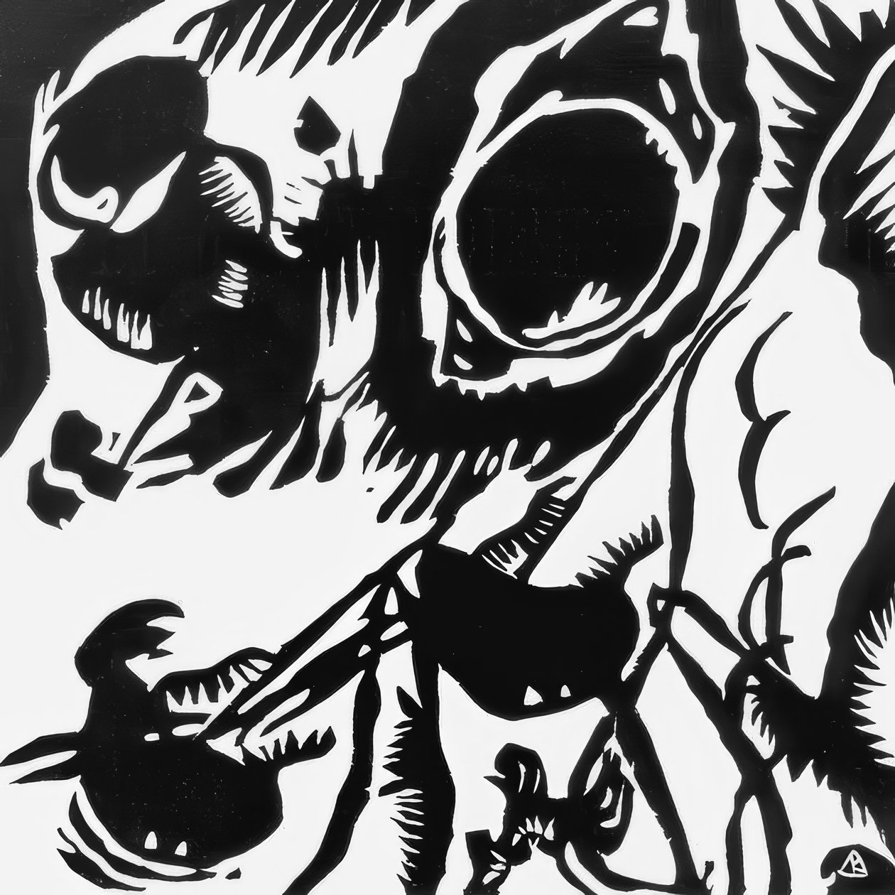 Motivo de improvisação 25 de Wassily Kandinsky