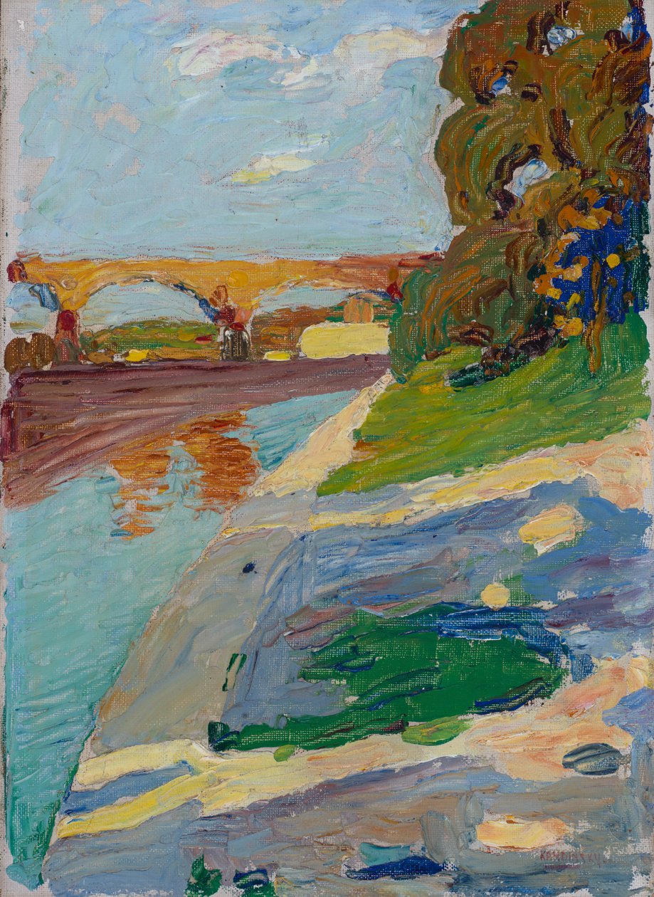 Munique - O Isar de Wassily Kandinsky