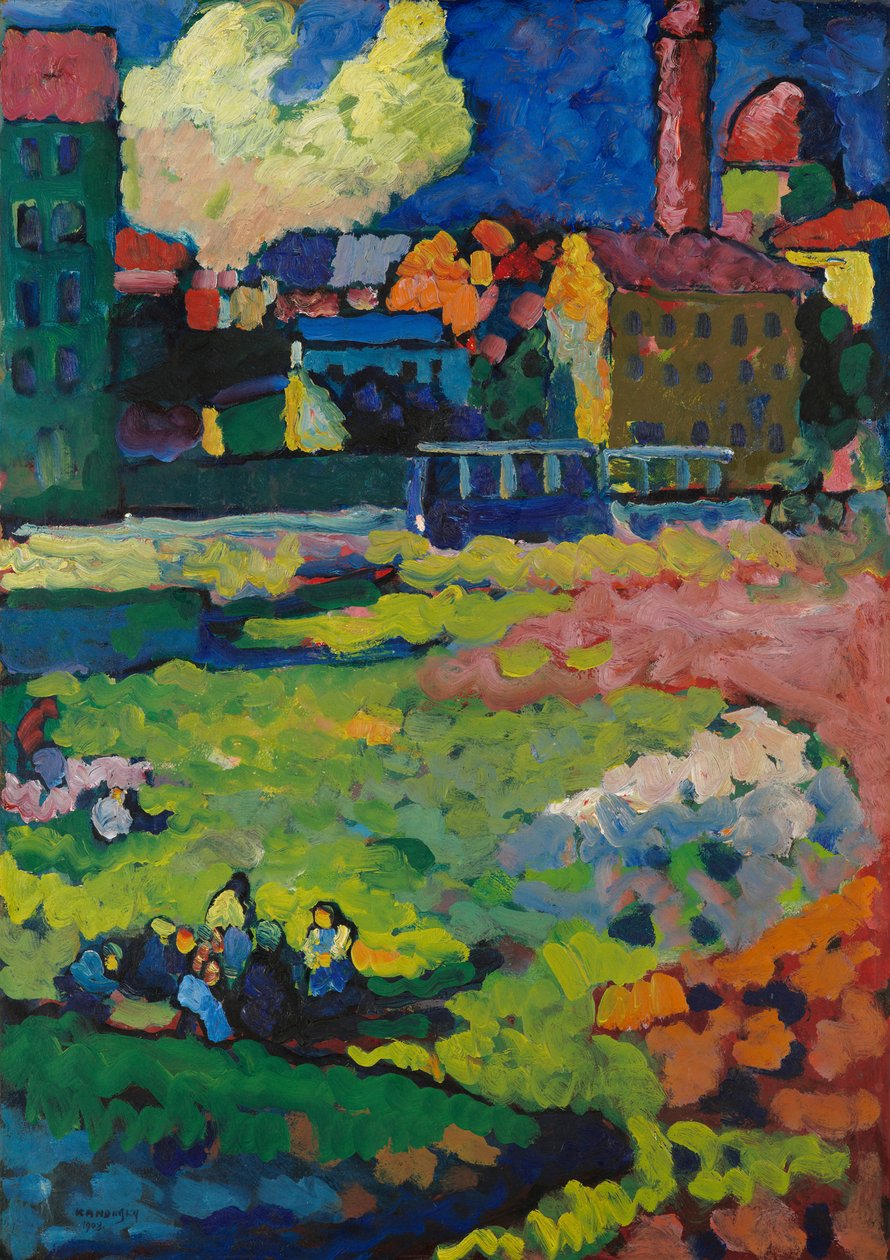 Munique – Nos arredores da cidade de Wassily Kandinsky