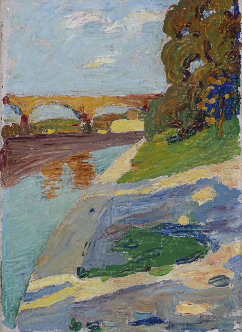 Munique – O Isar de Wassily Kandinsky