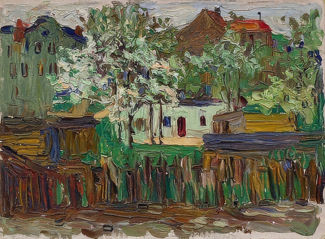 Munique. Por volta de 1901-02 de Wassily Kandinsky