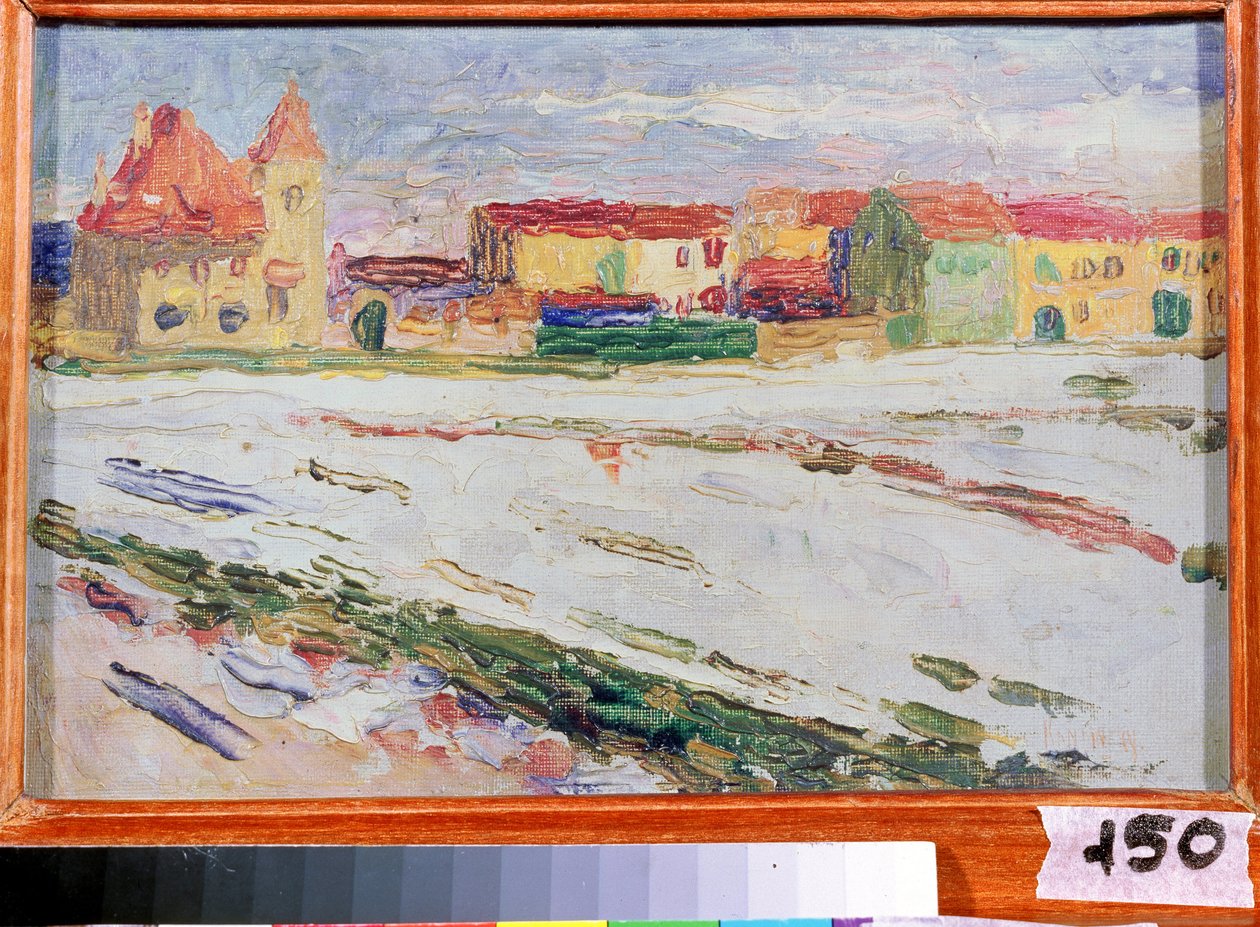 Munique (Allemagne) (Munique). Peinture de Vassily Kandinsky (ou Wassily Kandinski ou Kandinskij) de Wassily Kandinsky
