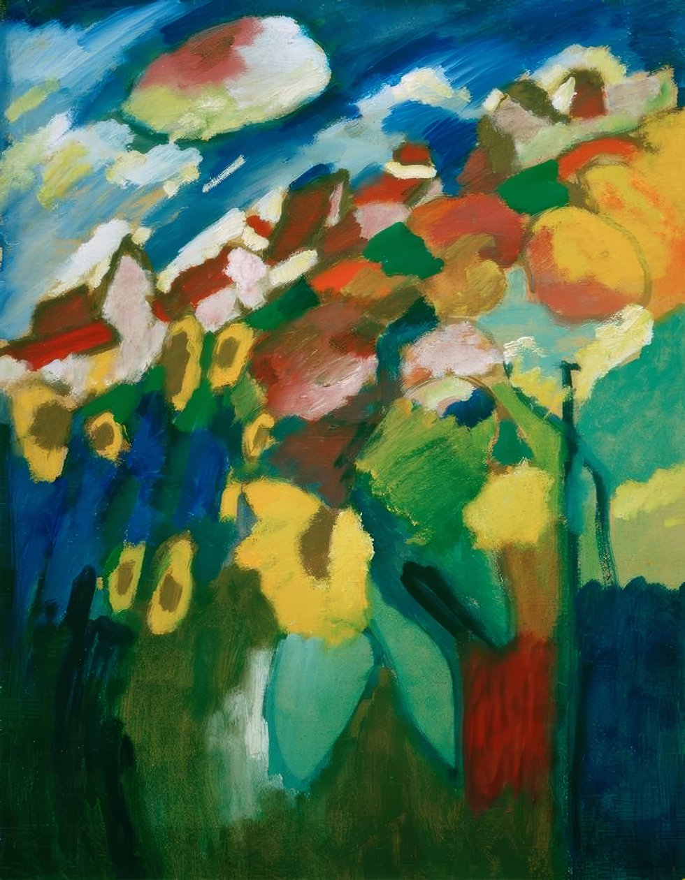 Murnau - Jardim II de Wassily Kandinsky