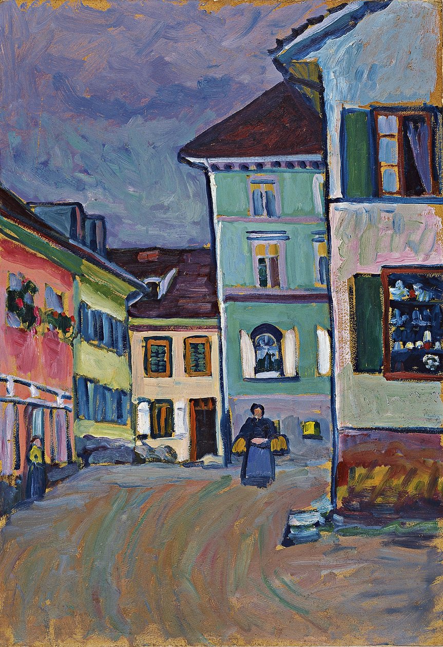 Murnau. Johannisstrasse, 1908 de Wassily Kandinsky