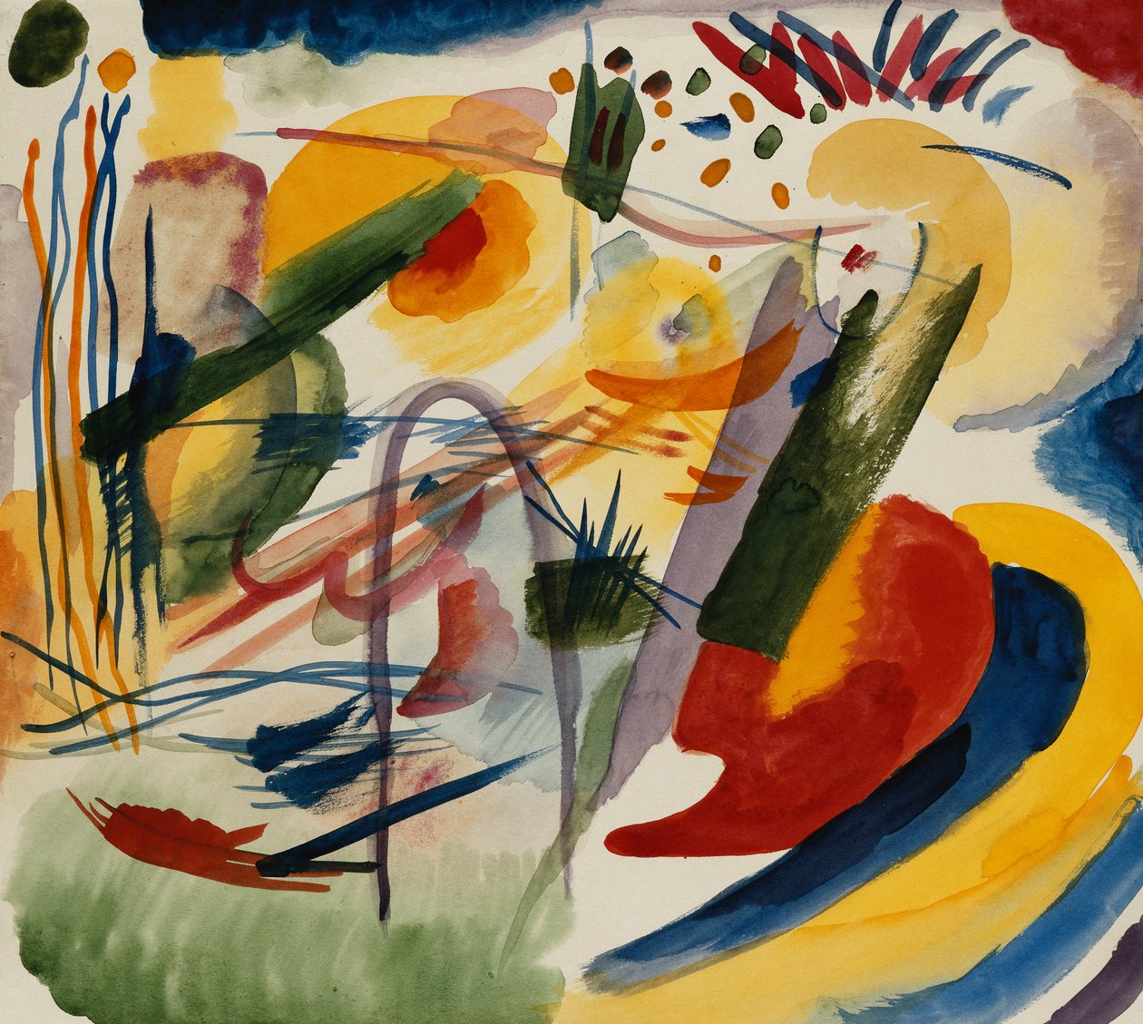 Sem título; Sem título de Wassily Kandinsky