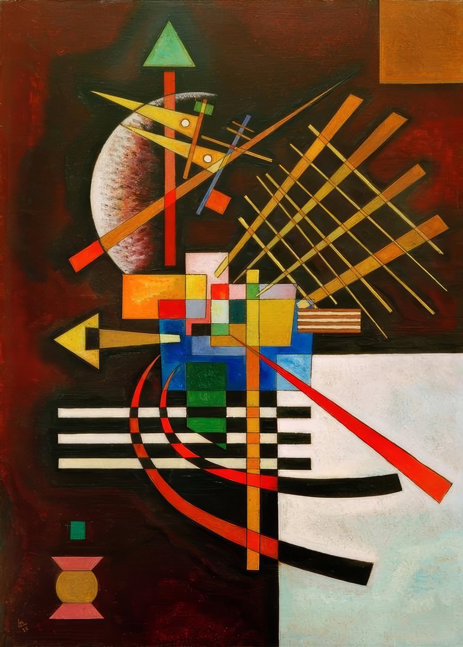 Superior e esquerdo de Wassily Kandinsky