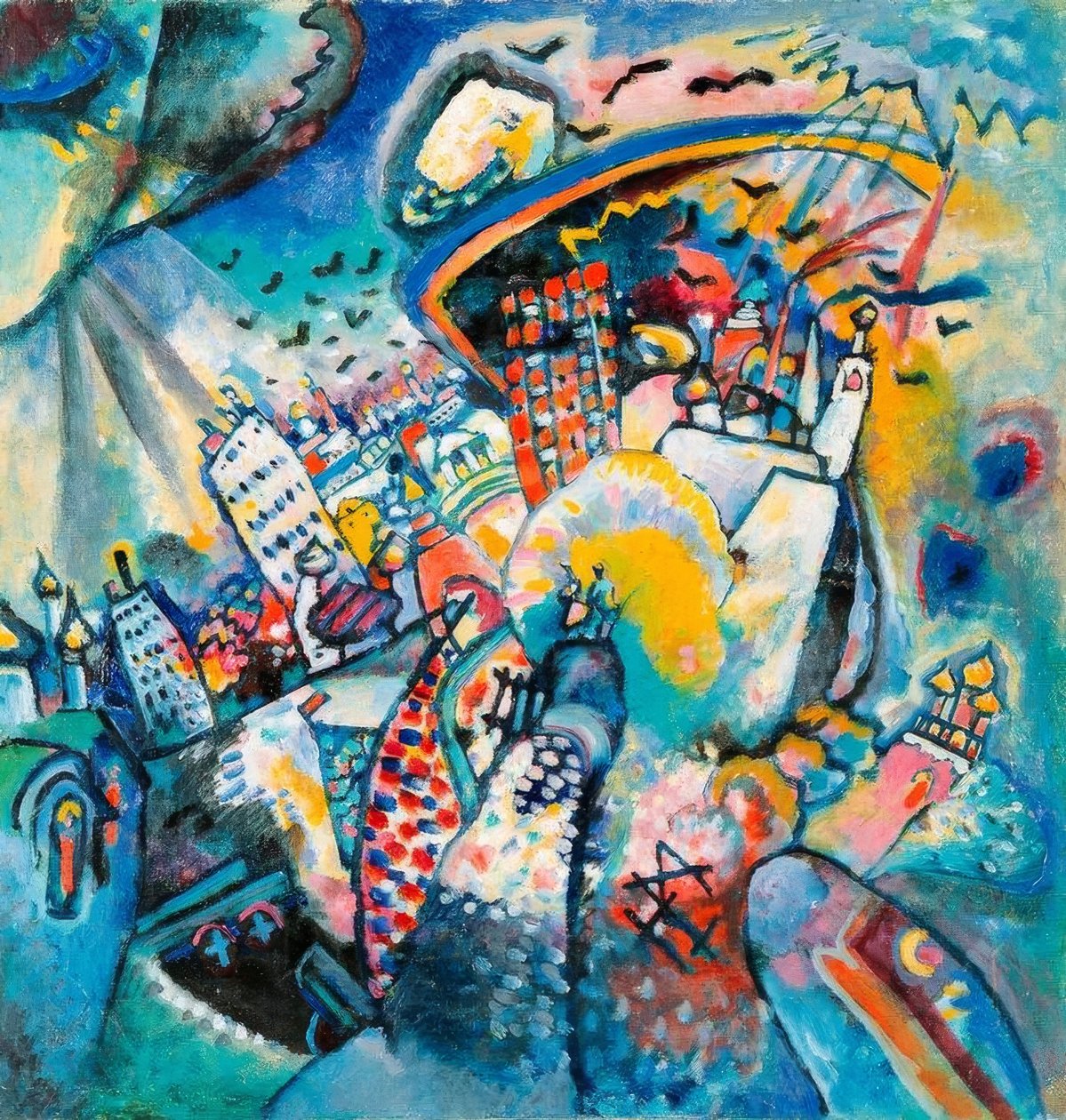quadrado vermelho de Wassily Kandinsky