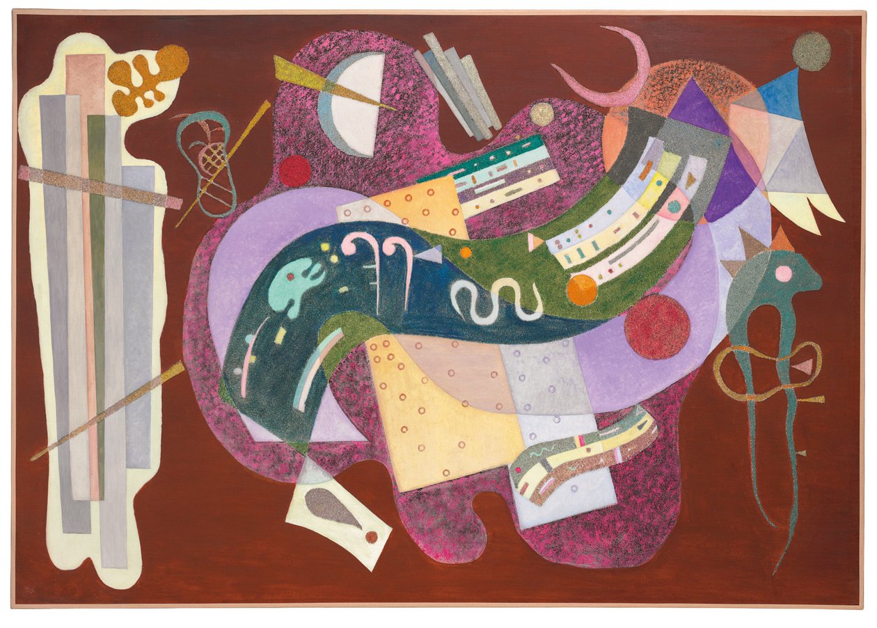 Rígido e curvo de Wassily Kandinsky