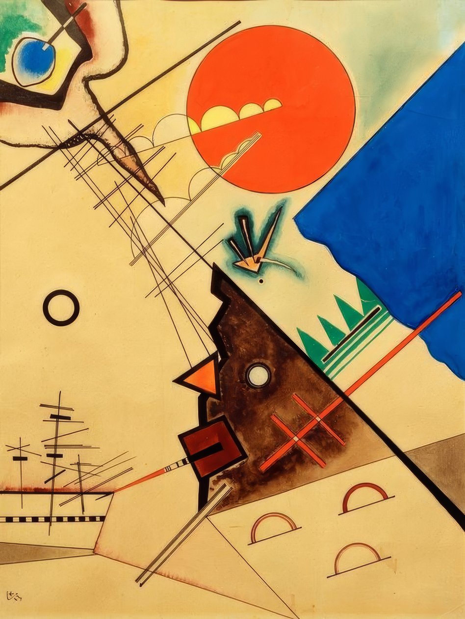 Círculo vermelho de Wassily Kandinsky