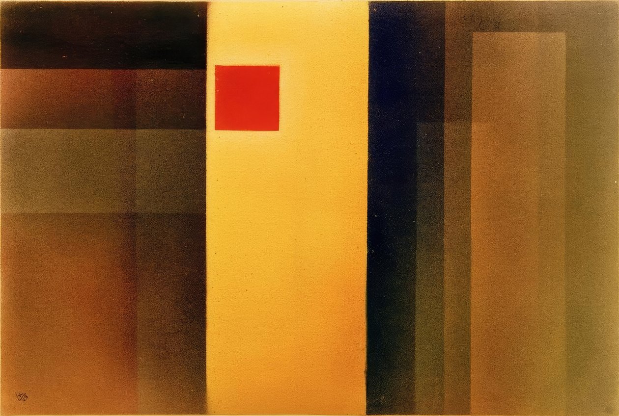 Quadrado vermelho de Wassily Kandinsky