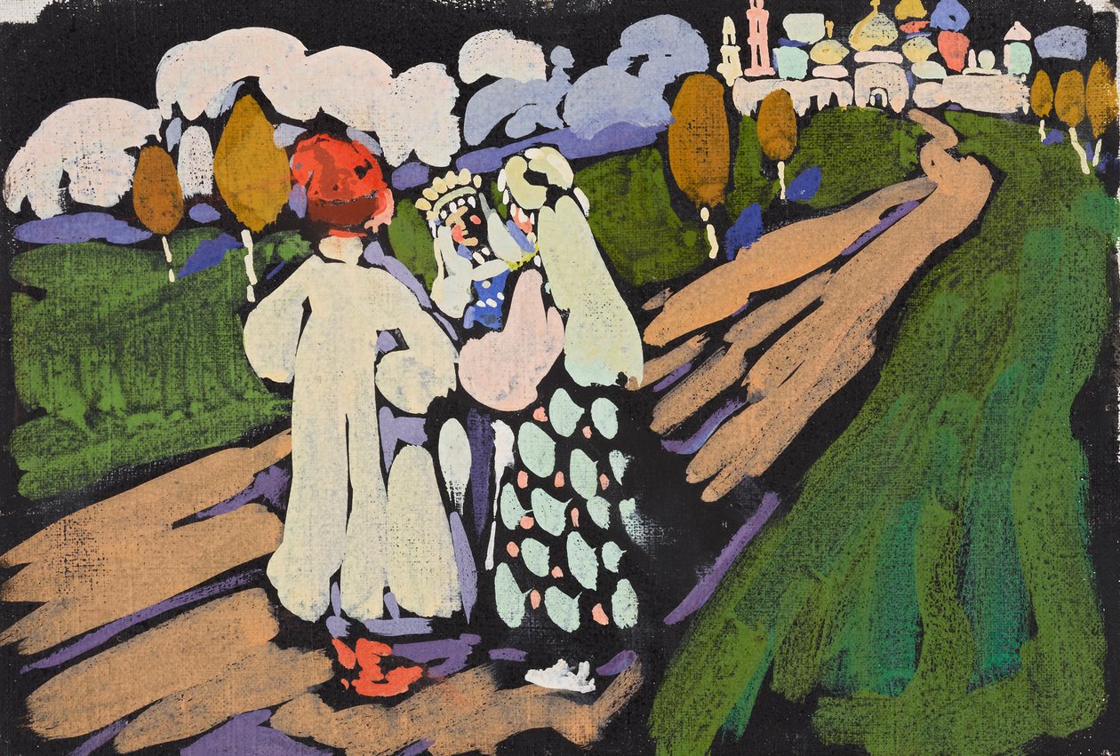 Cena russa de Wassily Kandinsky