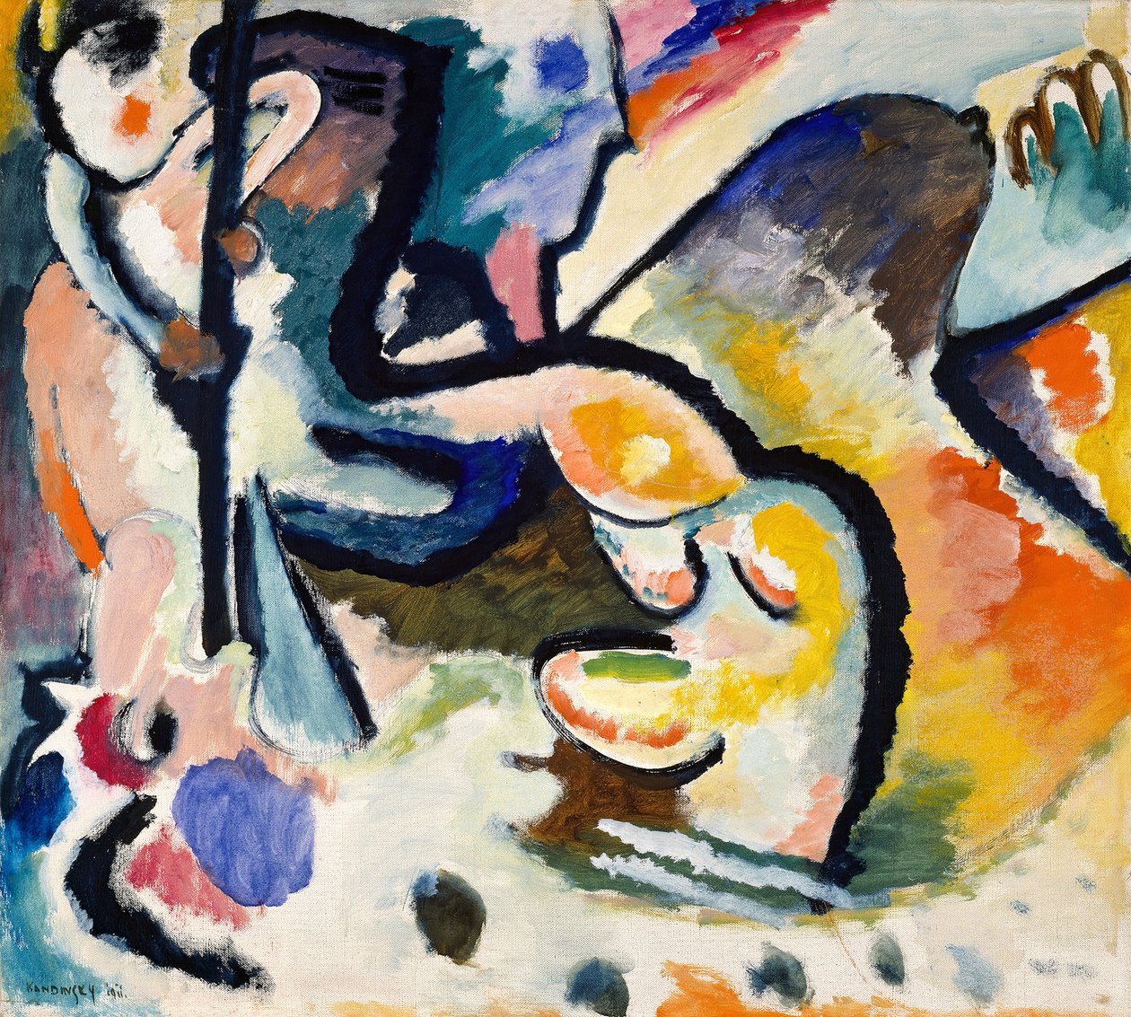 São Jorge III, 1911. de Wassily Kandinsky