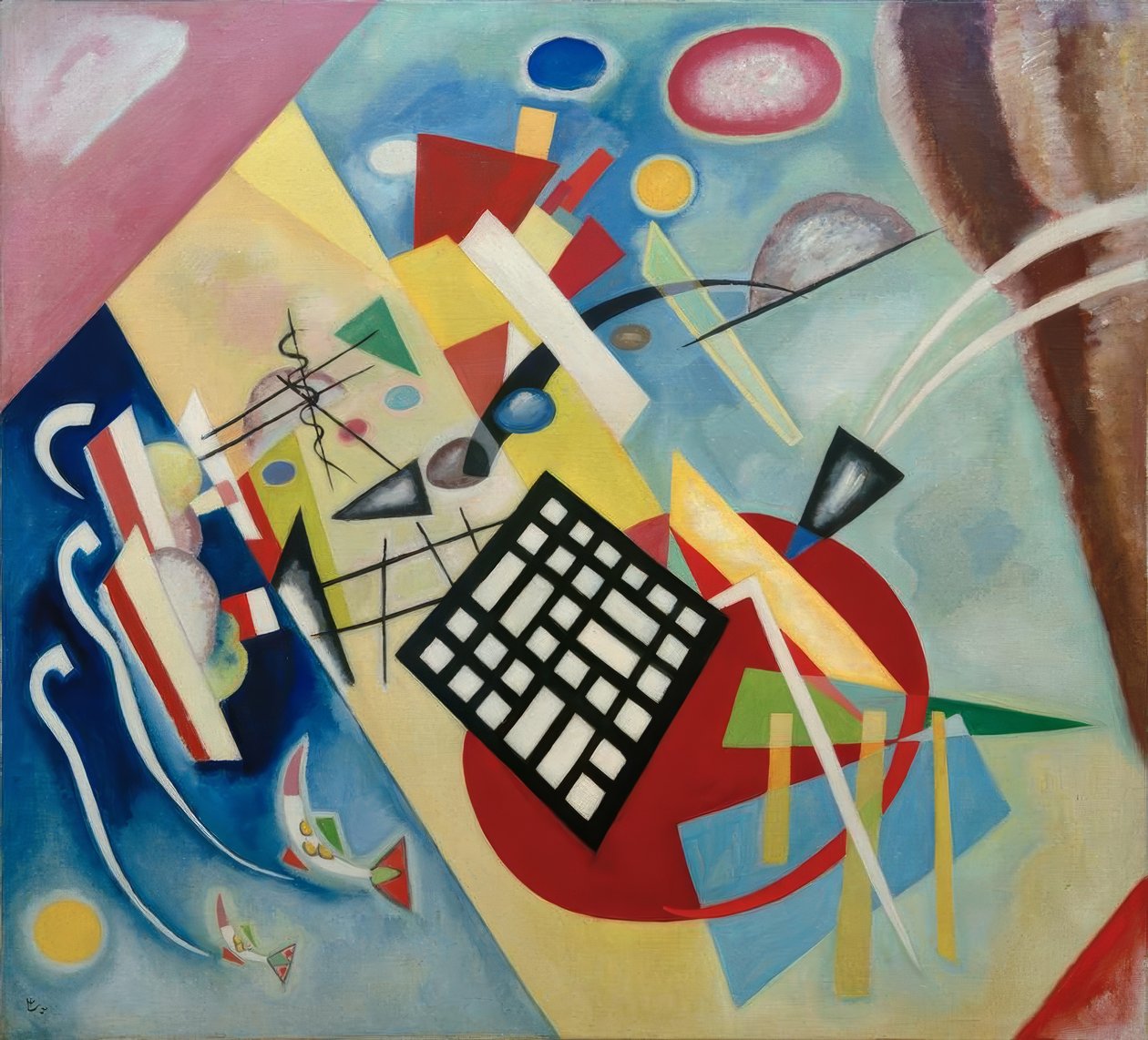 Grade preta de Wassily Kandinsky