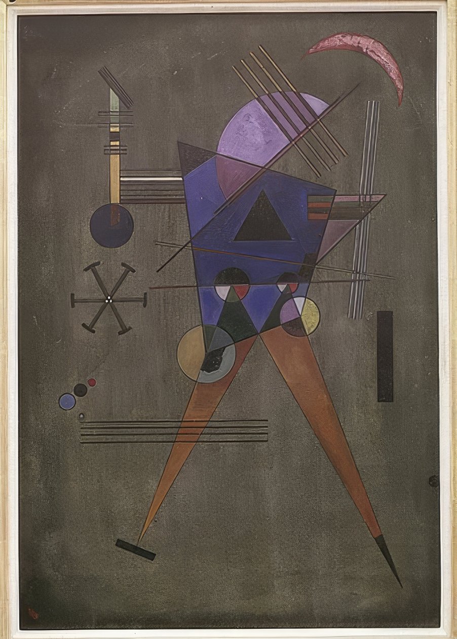 Triângulo preto. 1925 de Wassily Kandinsky