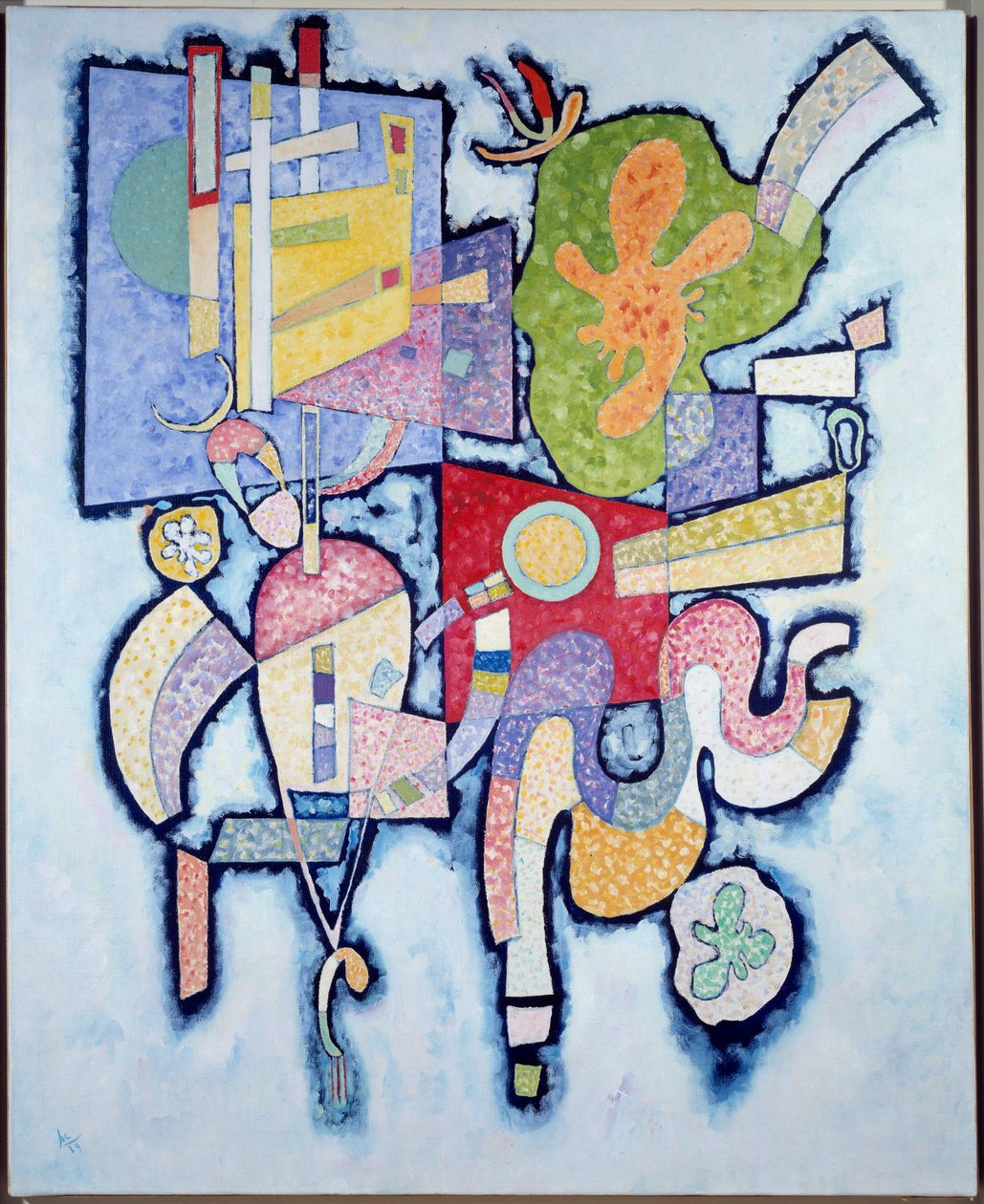 Simple Complexity 1939 (óleo sobre tela) de Wassily Kandinsky