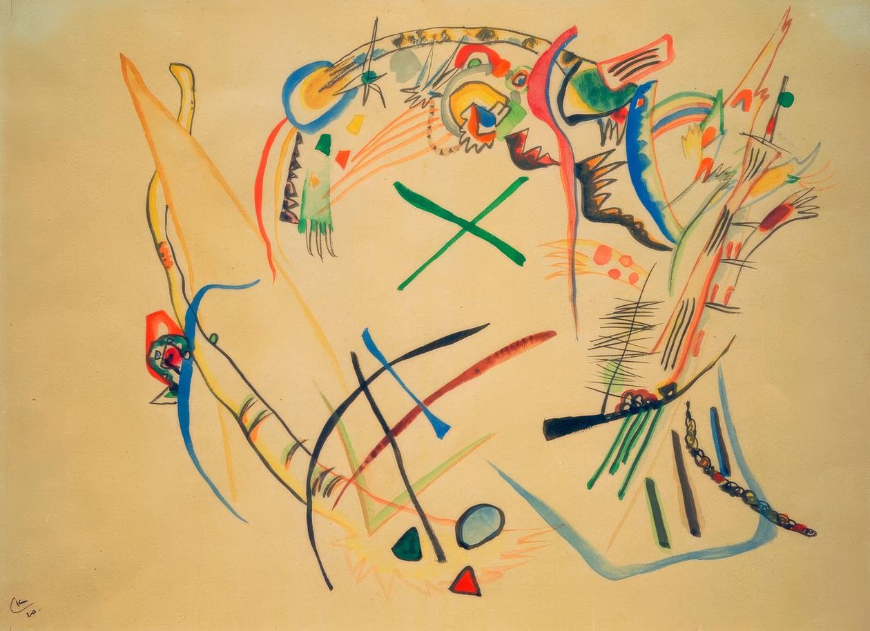 esboço de Wassily Kandinsky