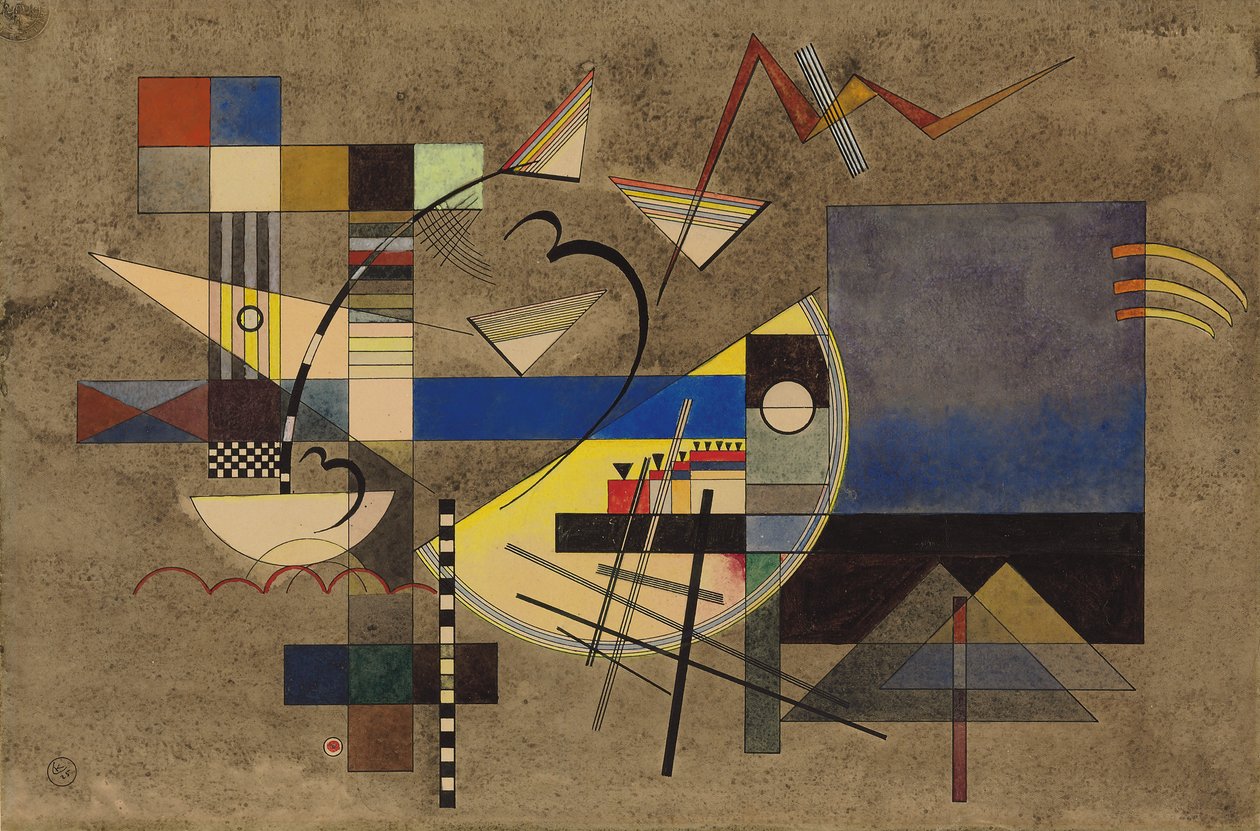 Sólido 3; festes 3 de Wassily Kandinsky