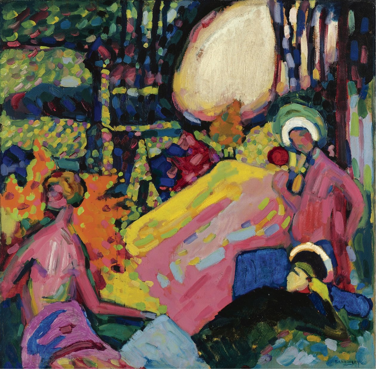 Sua Pintura "Branca" de Vassily Kandinsky (ou Wassily Kandinski ou Kandinskij de Wassily Kandinsky