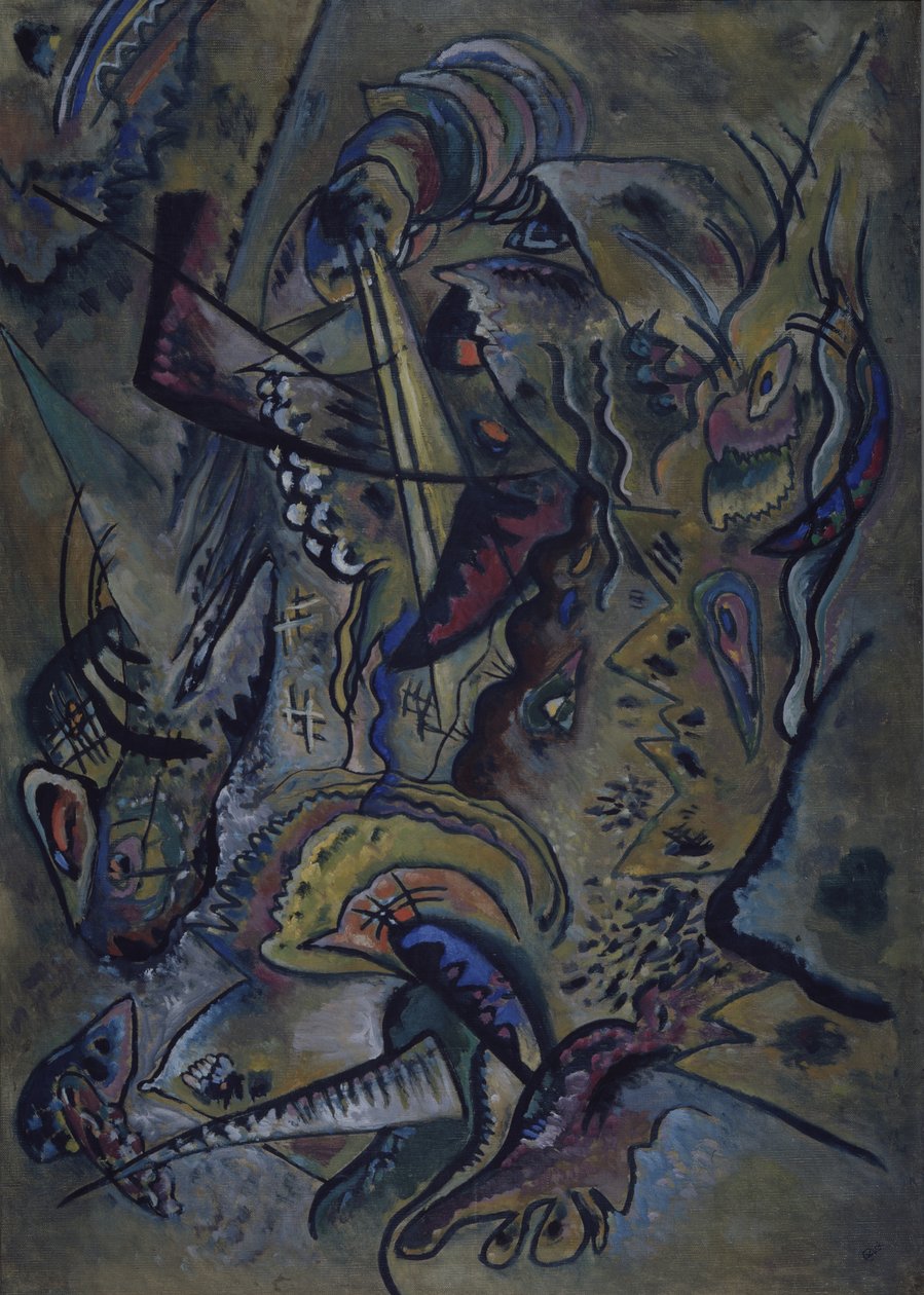Sul, 1917 de Wassily Kandinsky
