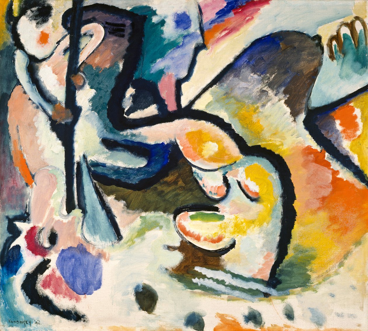 São Jorge III de Wassily Kandinsky
