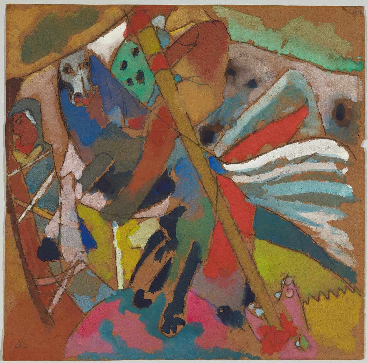 St. Georg II de Wassily Kandinsky