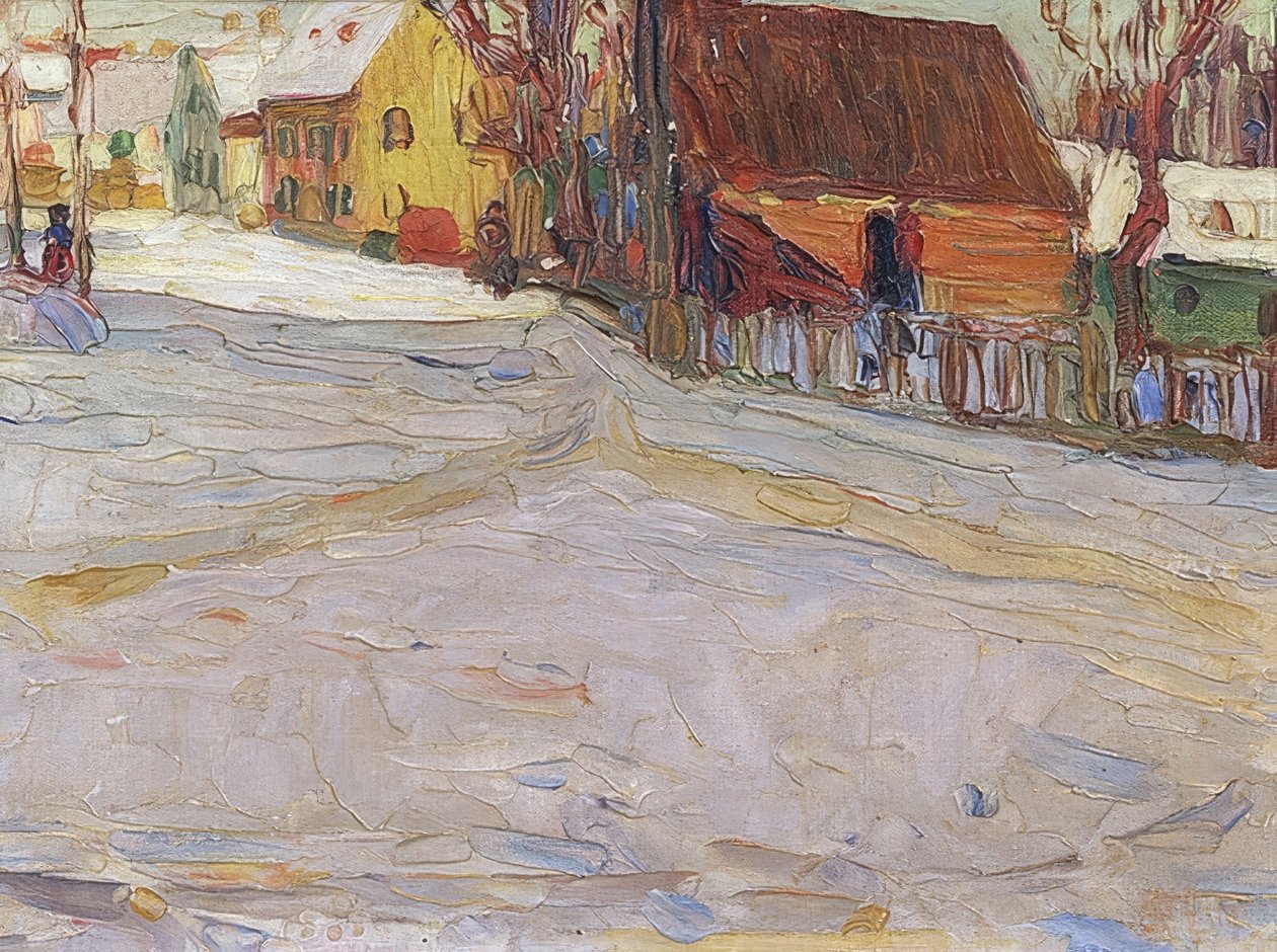 Paisagem urbana de Wassily Kandinsky